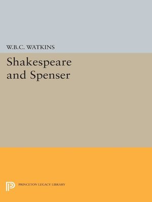 cover image of Shakespeare and Spenser